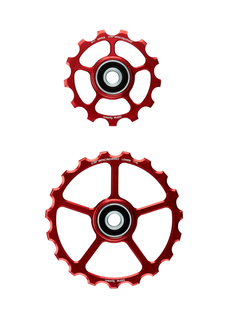 CeramicSpeed No Cage 13+19T OSPW in Red