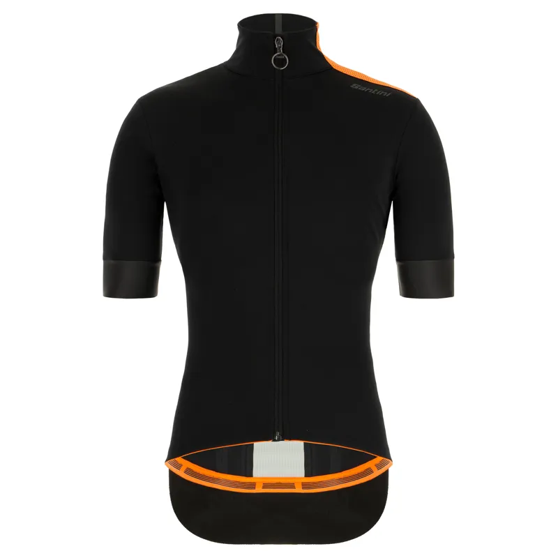 Santini Vega Waterproof Multi Short Sleeve Jacket in Black