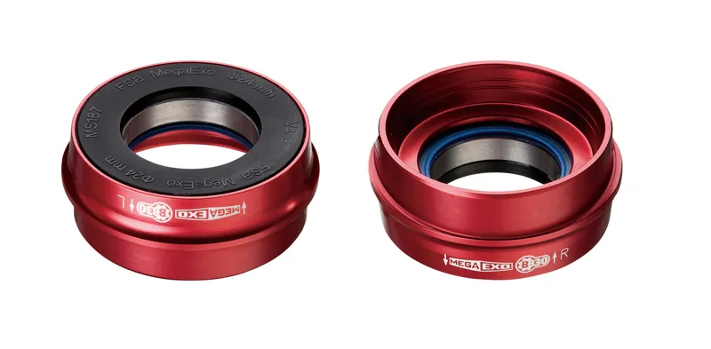 FSA K-Force Light MegaExo CFM3C Road BB Adapter For BB30 Frames in Red