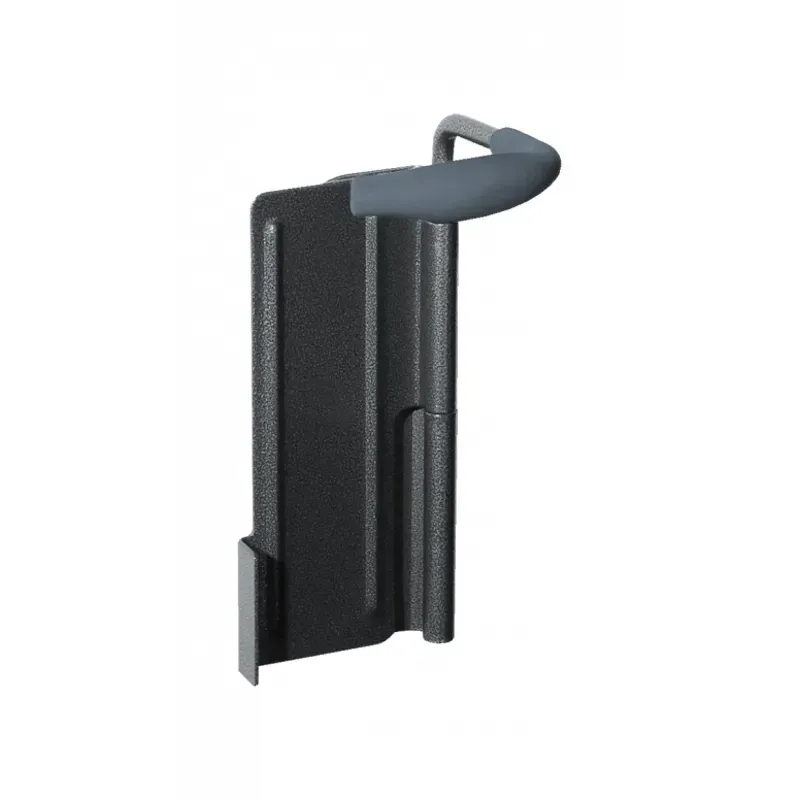 Delta Hinged Single Bike Hook in Black