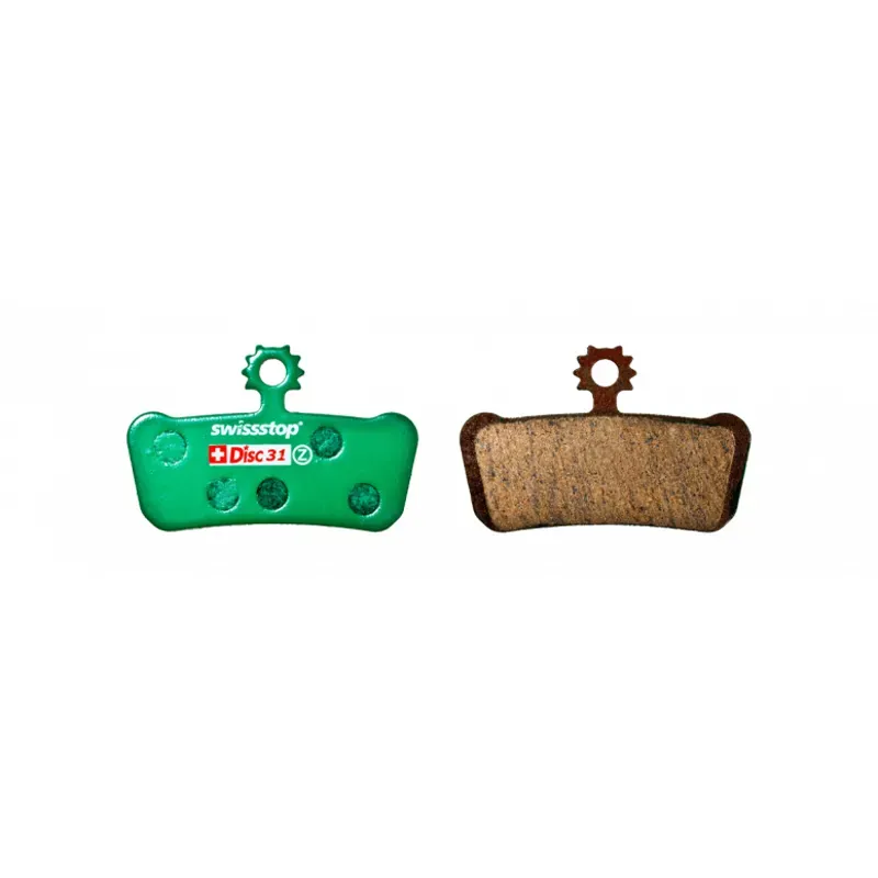 SwissStop Disc 31 Organic Brake Pads in Green