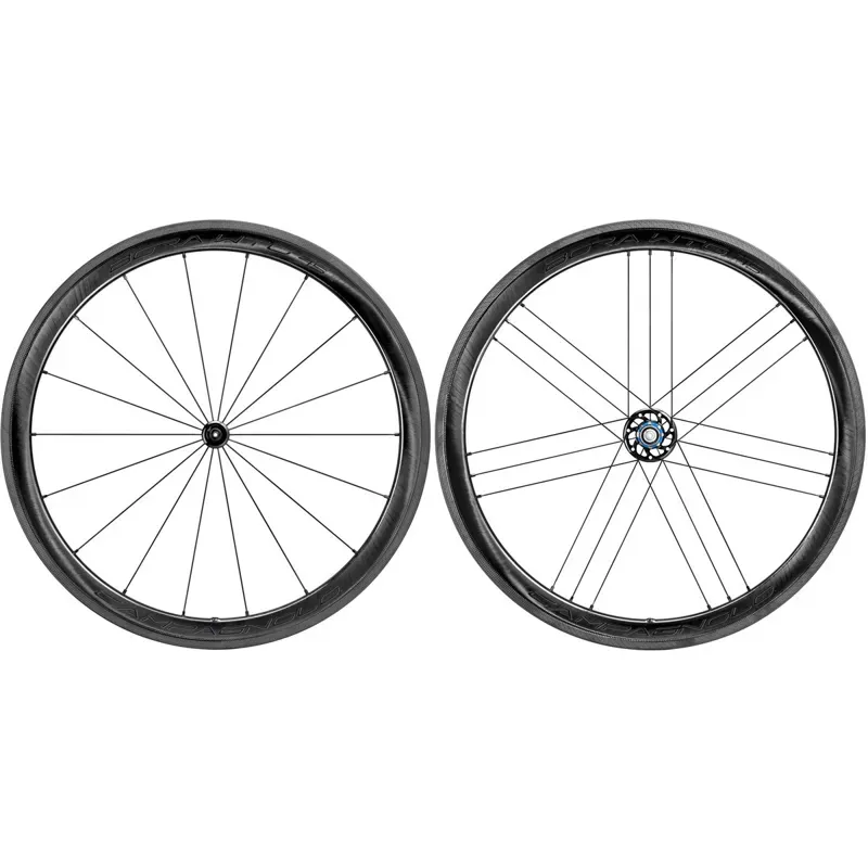 Campagnolo Bora WTO 45 2-Way TL Dark Label Clincher Wheels in Black-1