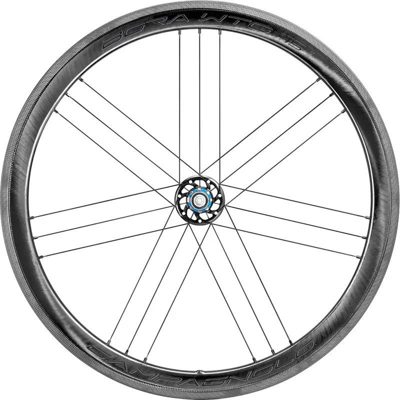 Campagnolo Bora WTO 45 2-Way TL Dark Label Clincher Wheels in Black-3