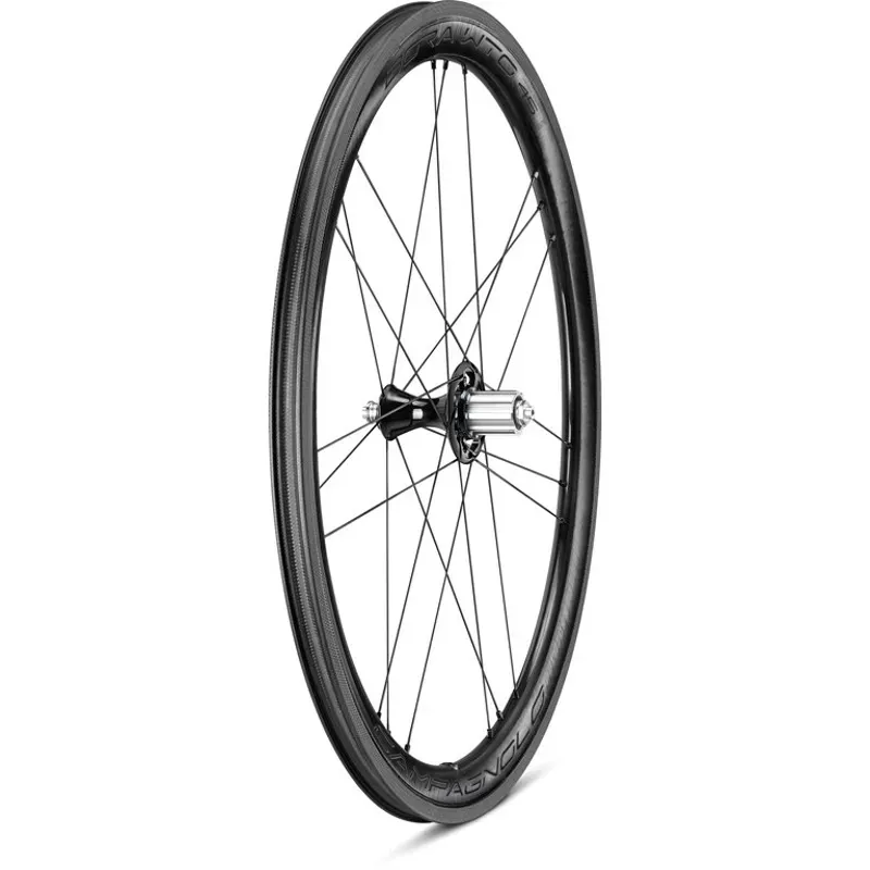 Campagnolo Bora WTO 45 2-Way TL Dark Label Clincher Wheels in Black-5