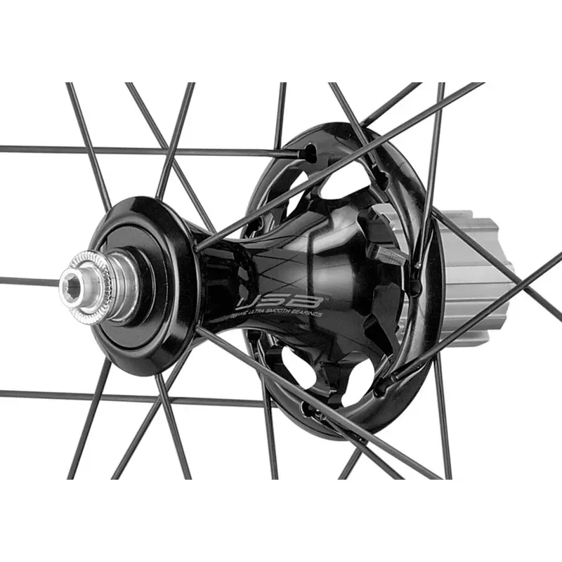 Campagnolo Bora WTO 45 2-Way TL Dark Label Clincher Wheels in Black-8