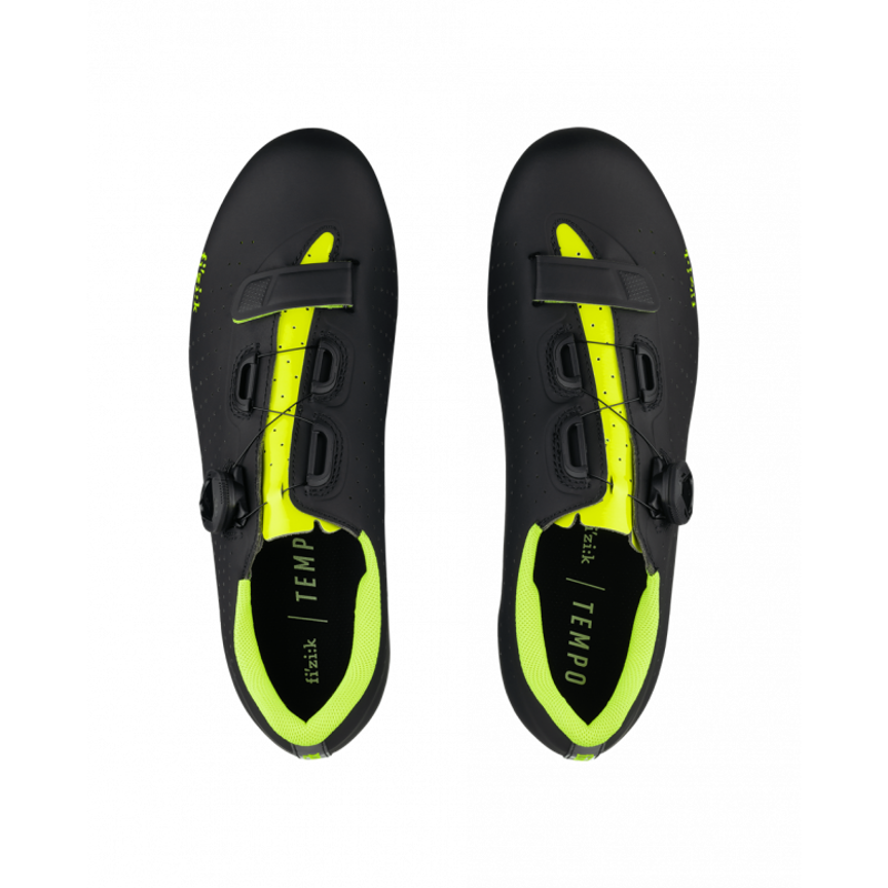 Fizik R5 Tempo Overcurve Road Shoes in Black/Yellow-2