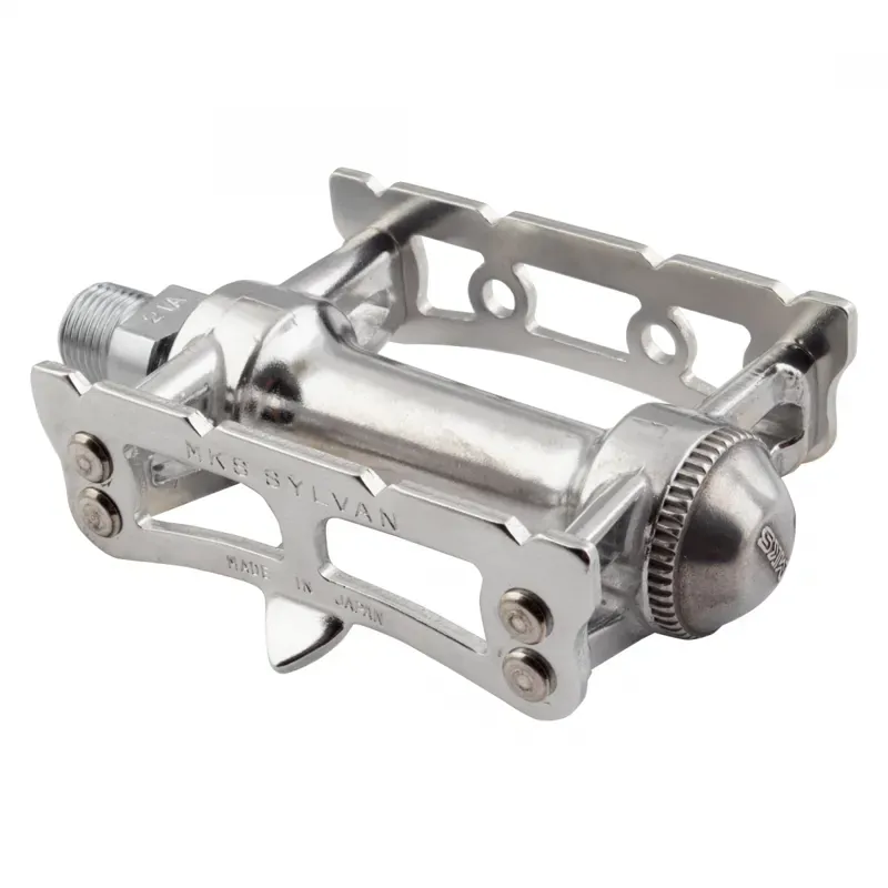 MKS Sylvan Track 9/16-inch BMX Pedals in Silver