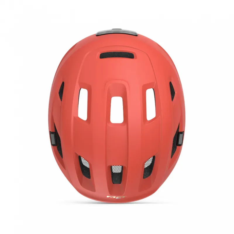 Met E-Mob Helmet in Coral/Black-3