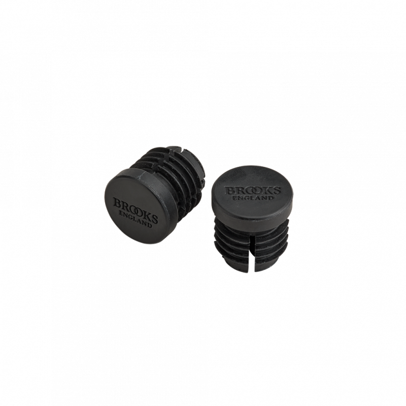 Brooks Rubber Bar End Plugs in Black