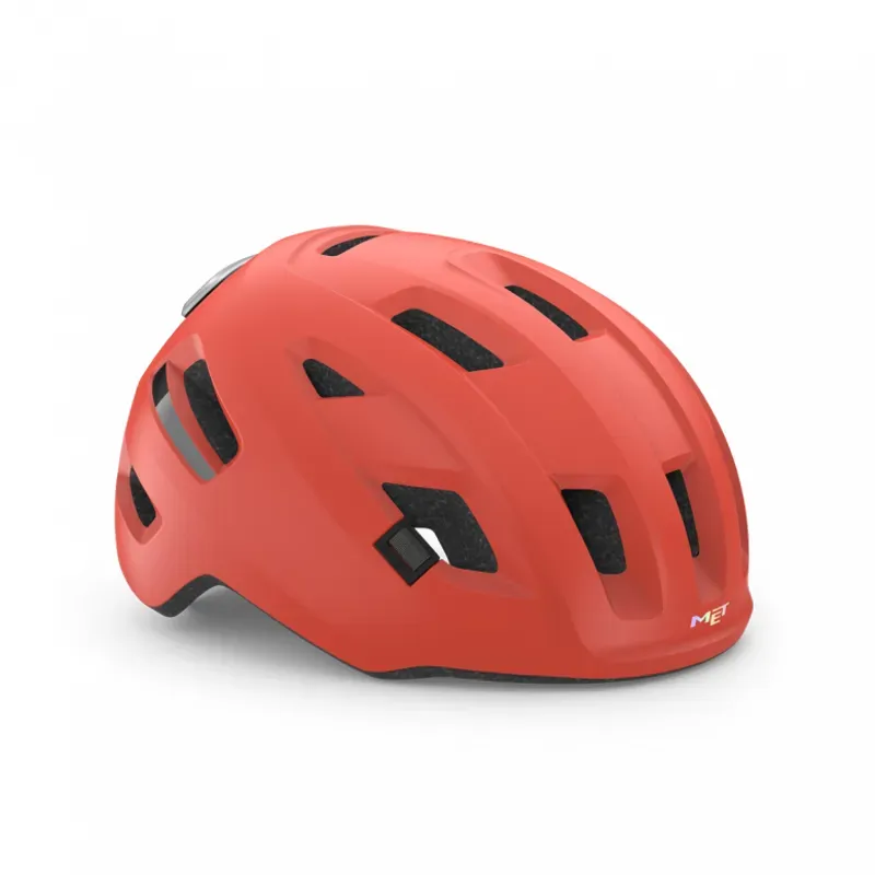 Met E-Mob Mips Helmet in Coral/Black