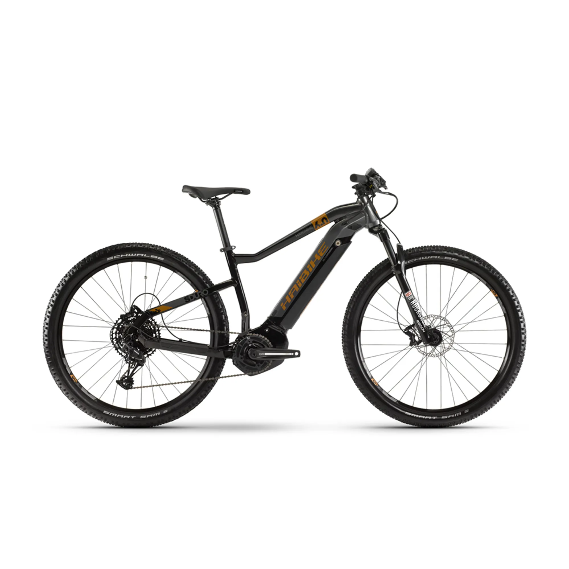 2020 Haibike Sduro Hardnine Electric Mountain Bike in Grey