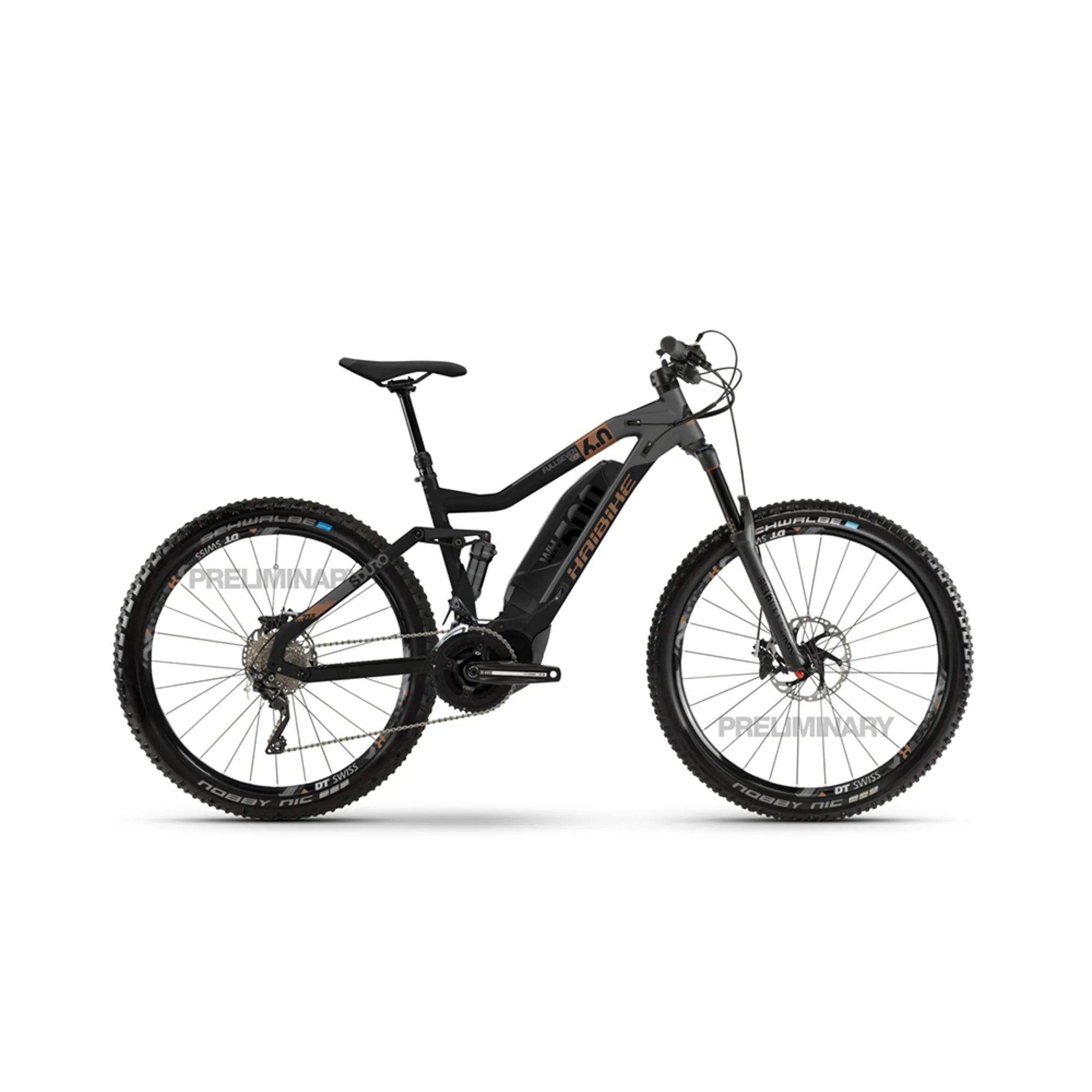 2020 Haibike Sduro Fullseven Lt Electric FS Mountain Bike in Black