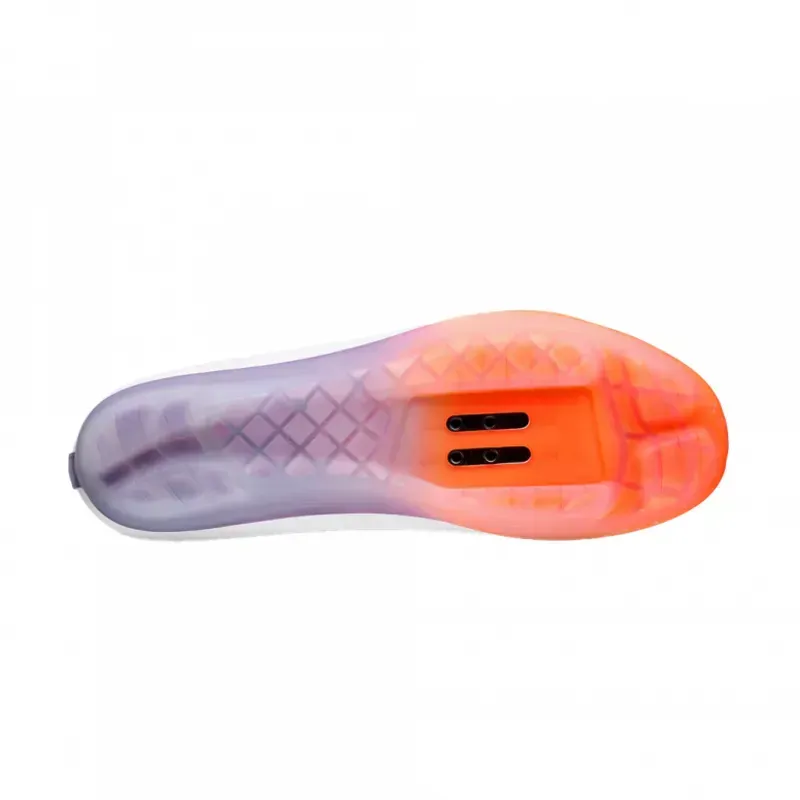 Fizik Tempo Beat Shoes in White/Orange-1