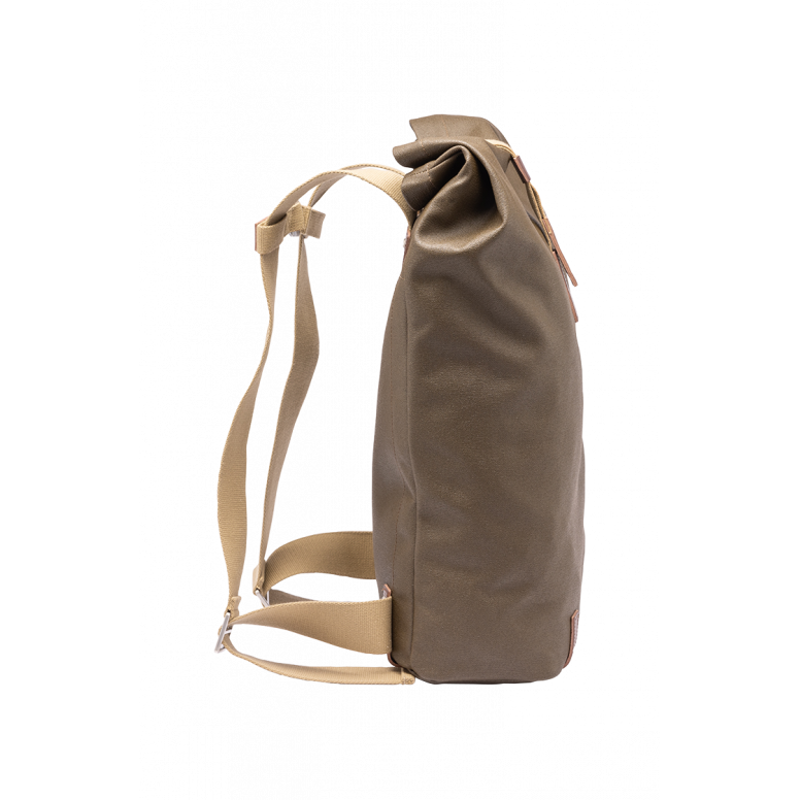 Brooks Pickwick Cotton Canvas Backpack in Moss-5