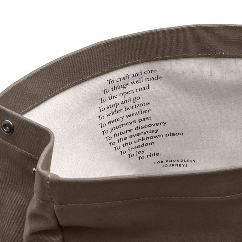 Brooks Pickwick Cotton Canvas Backpack in Moss-8