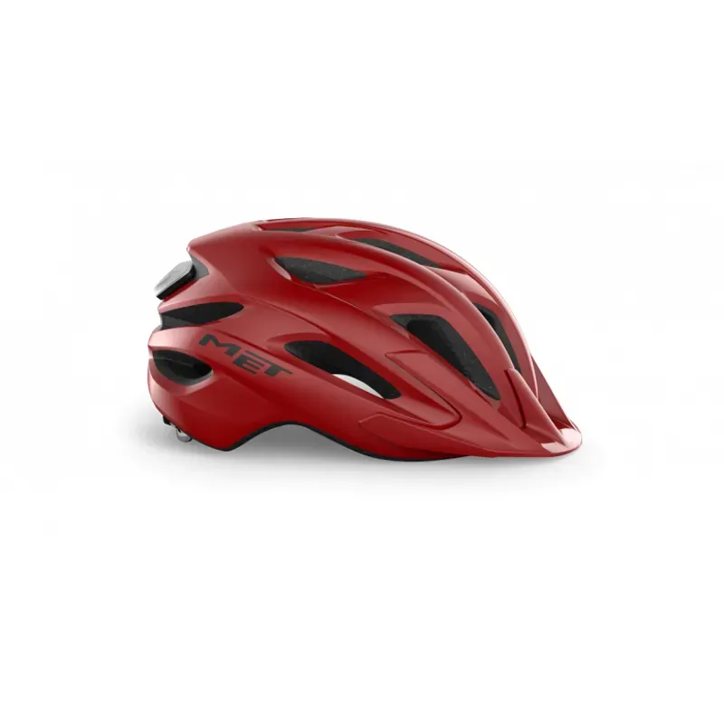 Met Crossover Mips Uni Helmet in Red-1