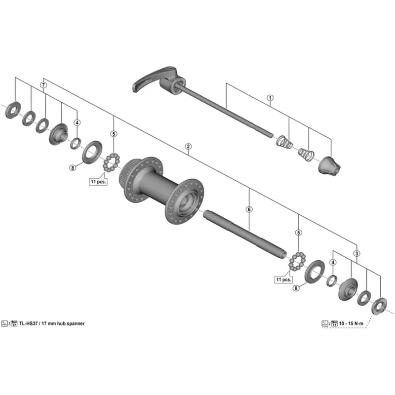 Shimano Spares 3/16-inch Ball Bearing 22-pack in Silver-1