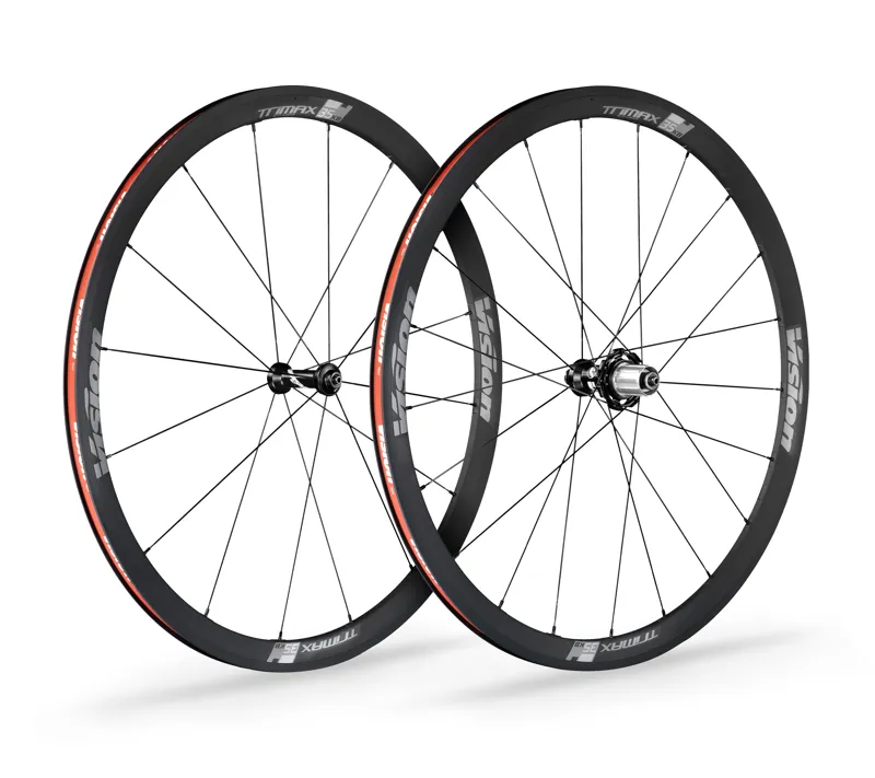 Vision TriMax 35 KB Keronite Coated Road Wheelset In Black