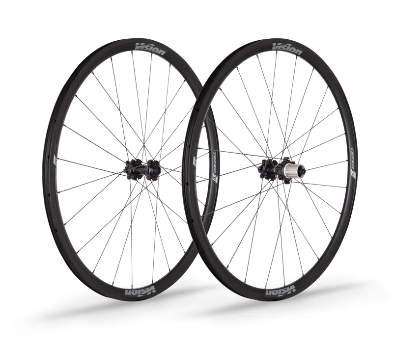 Vision Team 30 Disc Road 6 Bolt Wheelset In Black