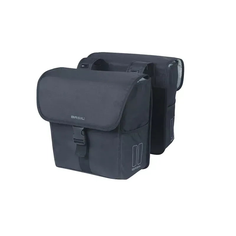 Basil Go 32l Double Pannier Bag in Black 