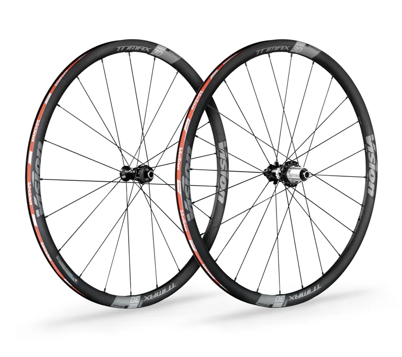 Vision TriMax 30 Disc Road 6 Bolt Tubeless Wheelset-1
