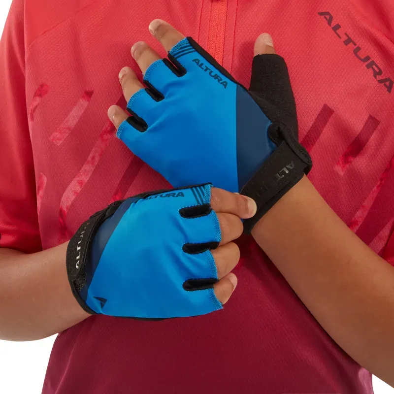 Altura Kids Airstream Cycling Mitts in Blue