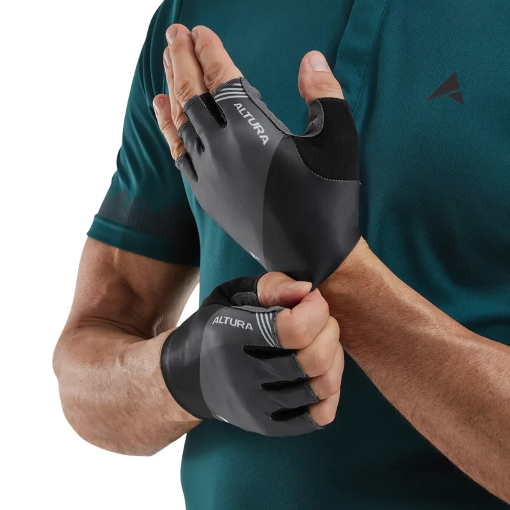 Spiuk Guanti a dita corte - ANATOMIC - verde Spiuk Guanti a dita corte - ANATOMIC - verde