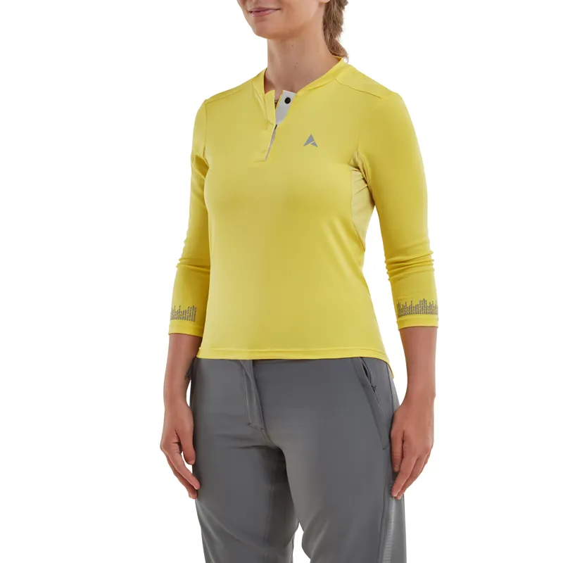 Altura Women's 3/4 Sleeve All Road Jersey in Yellow