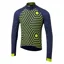 Altura Icon Hex-Repeat Long Sleeve Thermal Jersey in Blue