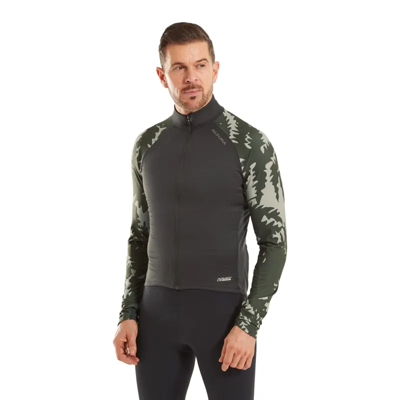 Altura Icon Long Sleeve Jersey in Dark Olive