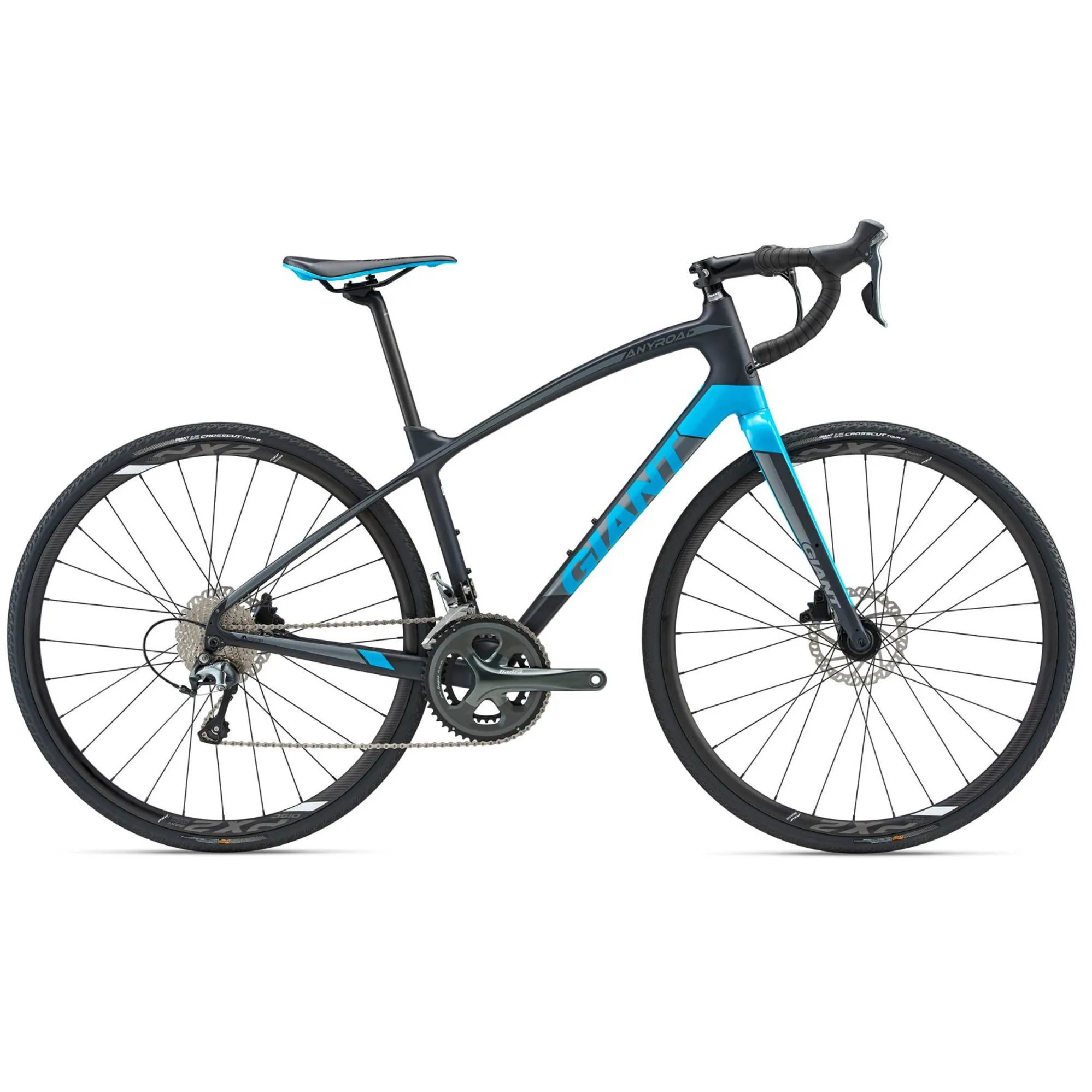 2018 Giant AnyRoad Advanced GE Road Bike in Blue