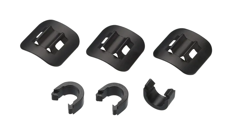 BBB HydroGuide Adhesive Hydraulic Hose Guides in Black