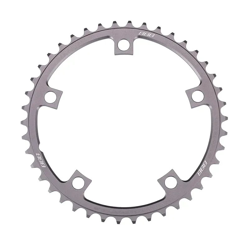 BBB RoadGear 42t 130BCD SRAM/Shimano Chainring in Silver