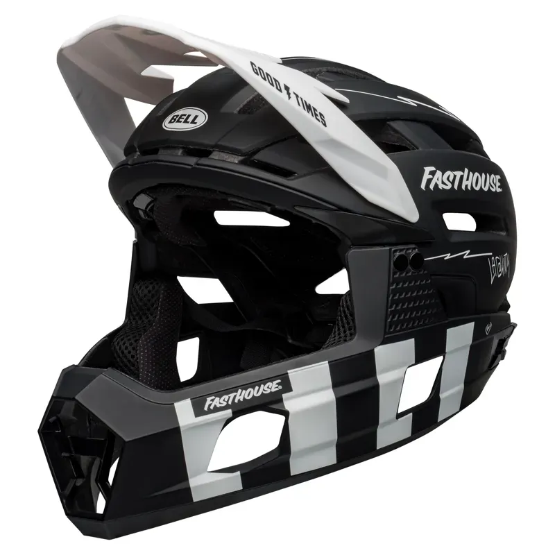 2021 Bell Super Air R Mips Mountain Bike Full Face Helmet in Black