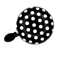 M Part Ding Dong 22.2mm Bicycle Bell in Black/White Polka Dots