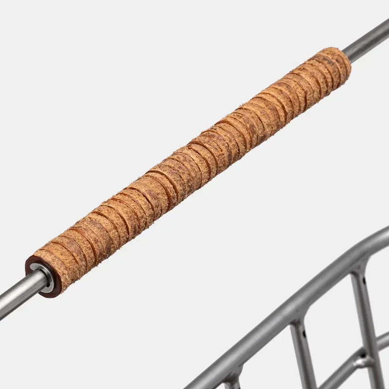 Brooks Peckham Low Bicycle Basket in Silver-11