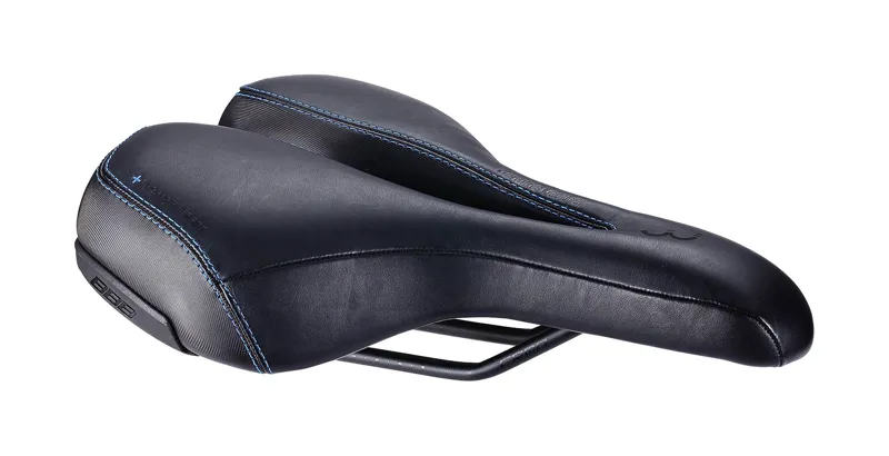 BBB SportPlus Active Leather 185mm Saddle in Black