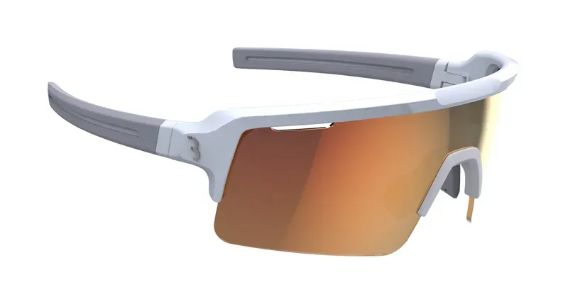 BBB Fuse Sport Glasses BSG- 65 Frame: White Lens: Orange Mlc-2