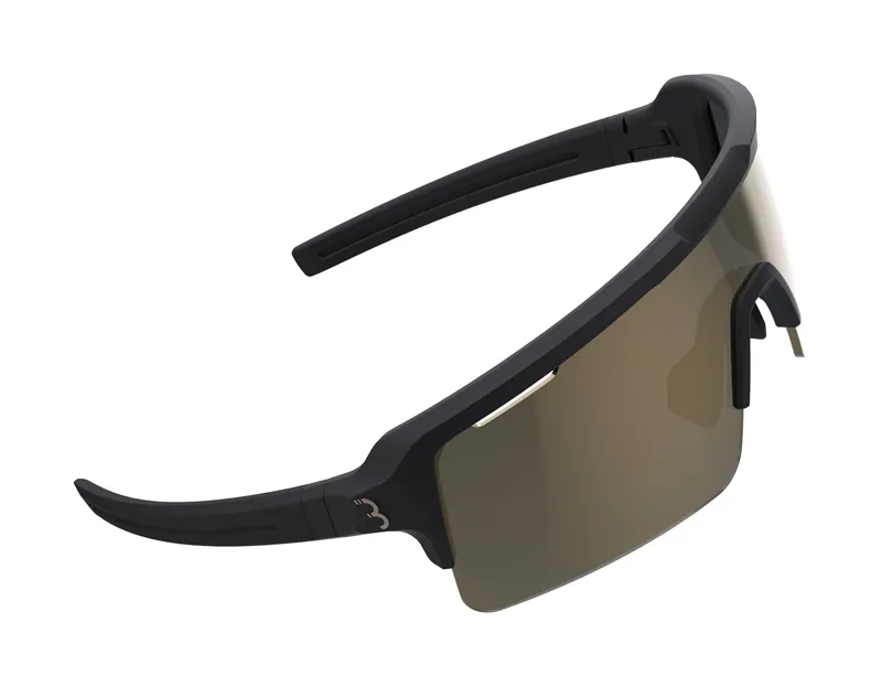 2021 BBB Fuse MLC Gold Lens Sport Glasses in Black