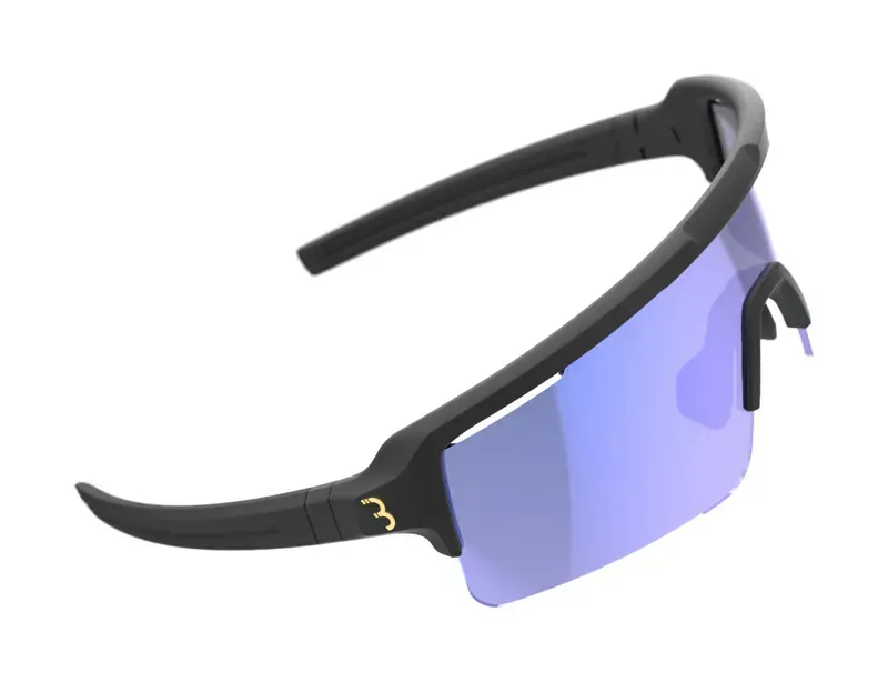 BBB BSG-65 Fuse Photochromic Sport Glasses in Black/Blue MLC PH
