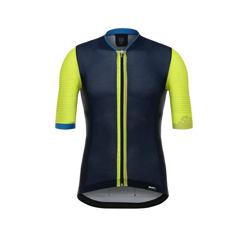 Santini Tono 2.0 Short Sleeved Mens Jersey in Blue