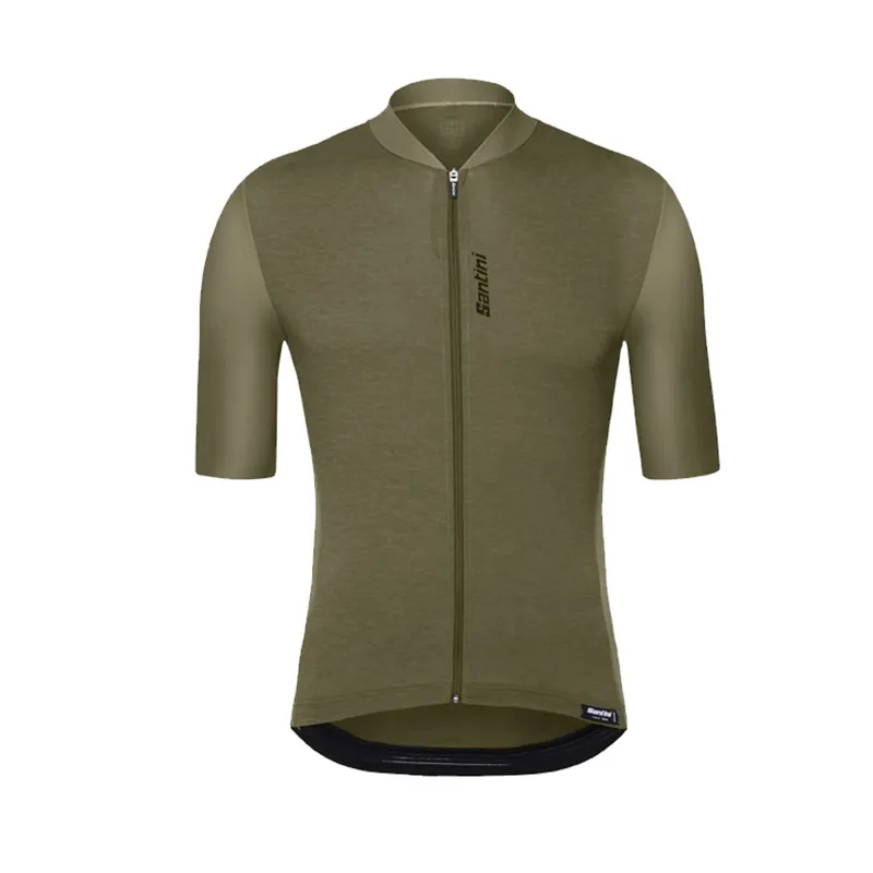 Santini 365 Classe Short Sleeve Jersey in Green