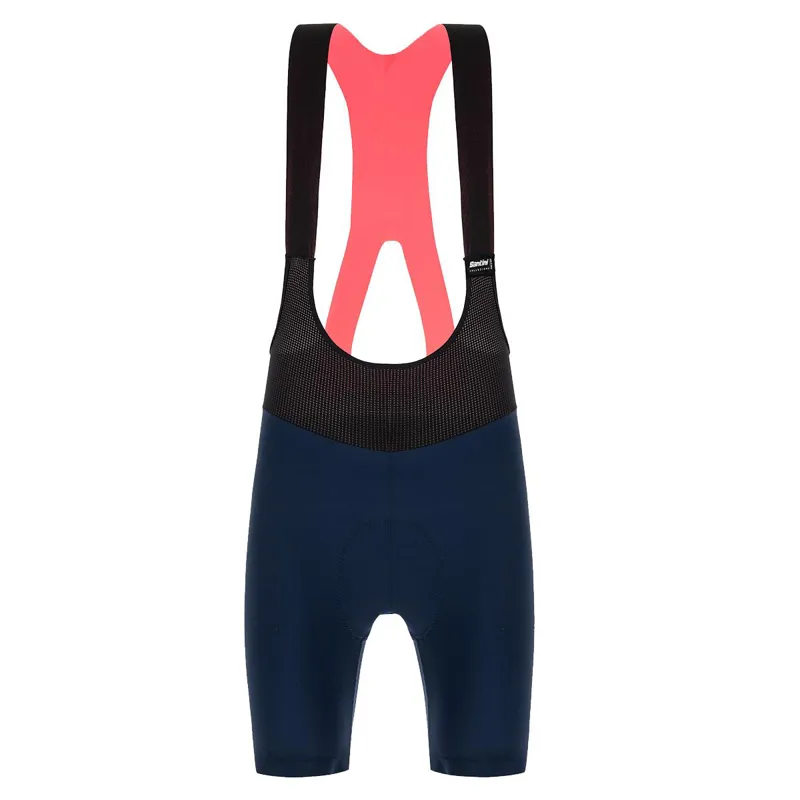 Santini Redux Fortuna Mens Bibshorts in Blue