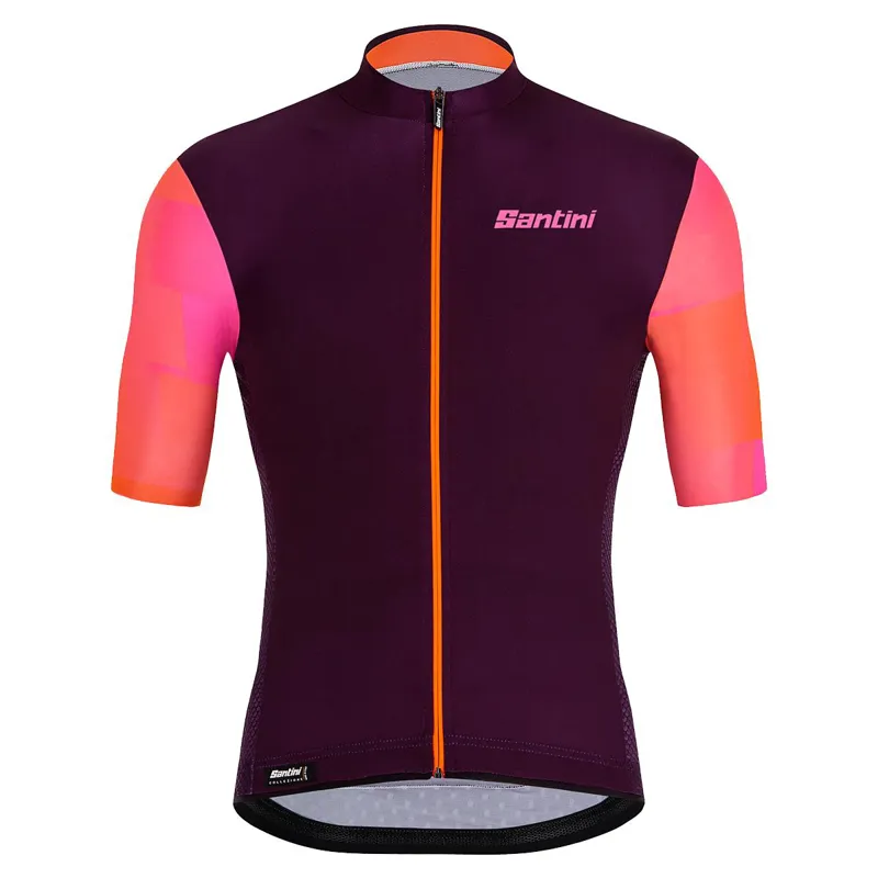 Santini Mito Spillo Mens Jersey in Pink