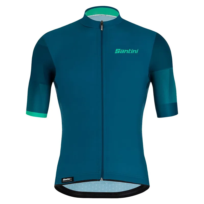 Santini Mito Spillo Mens Jersey in Green