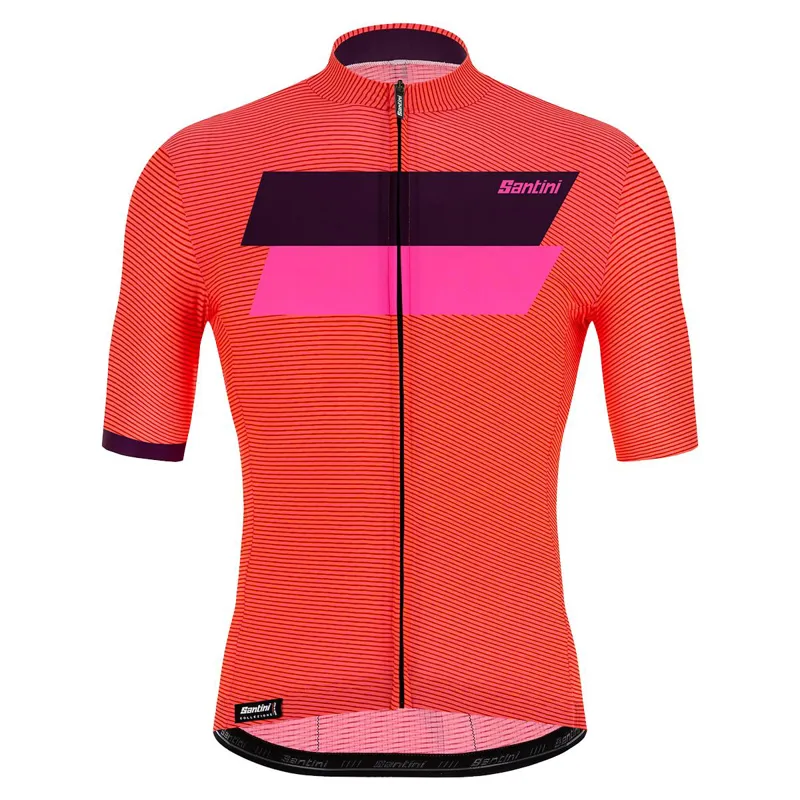 Santini Tono Studio Mens Jersey in Orange