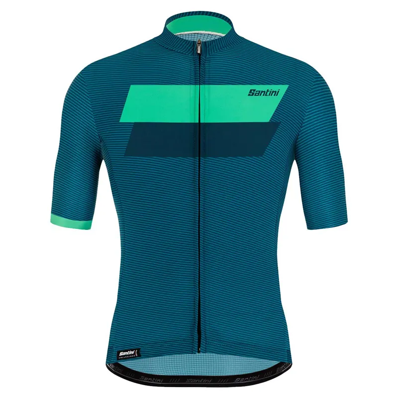 Santini Tono Studio Mens Jersey in Green