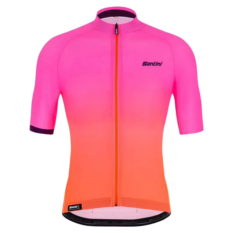 Santini Karma Luce Mens Jersey in Orange