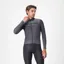 Castelli Apice Thermal Jersey in Dark Grey/Smoky Grey/Silver Grey