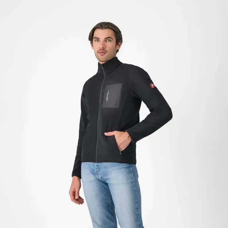 Castelli Classico Fleece Jacket in Black